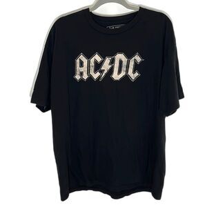 AC/DC Live Nation Concert Tee Black White Size XXL